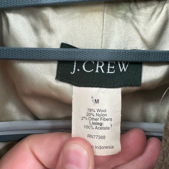 J. Crew Green Wool Peacoat - Picture 4 of 4